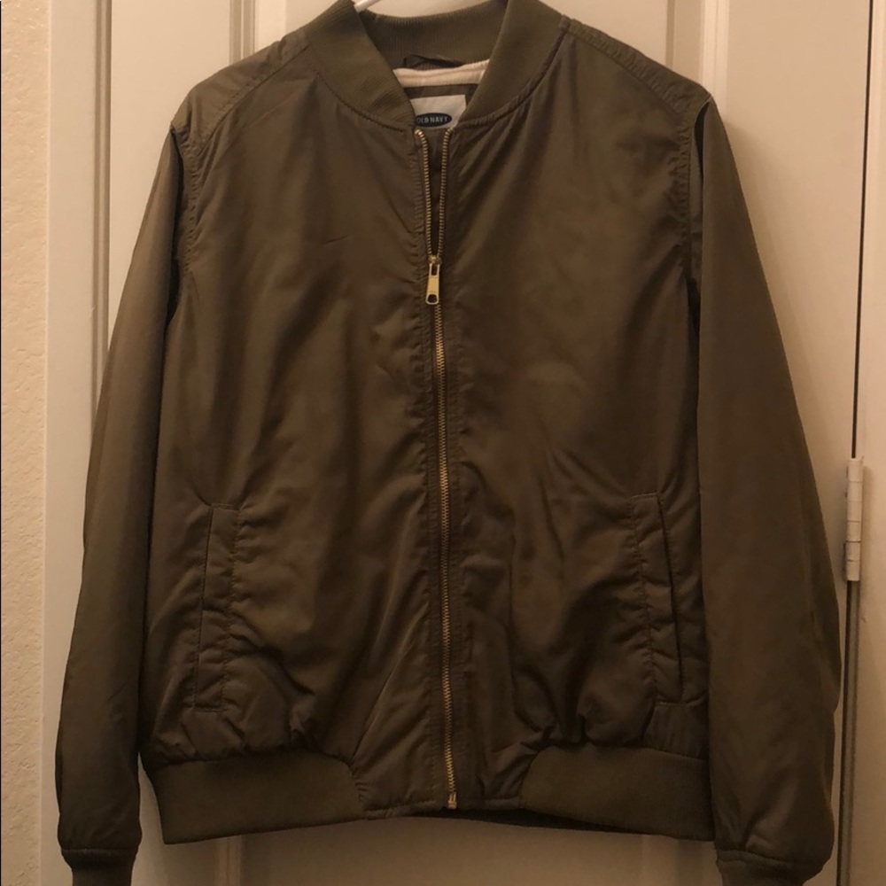 GREEN BOMBER JACKET